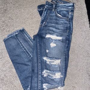 High rise American eagle jeans